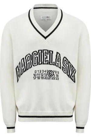 Maison Margiela Suéter con motivo de números