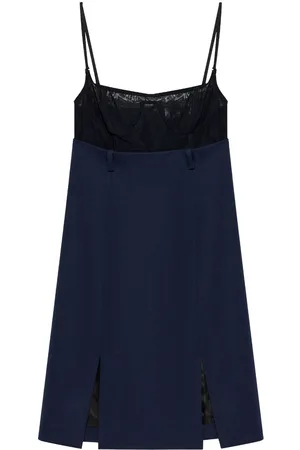 The Attico Vestido midi con paneles