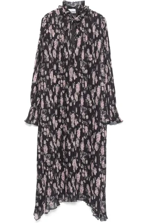 Ganni Vestido con estampado floral