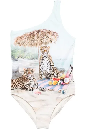 Molo Traje de baño con playa estampada