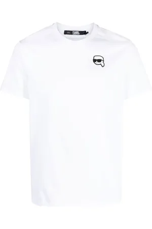 Karl Lagerfeld Playera con parche Ikonik