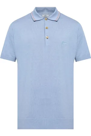 Etro Playera tipo polo bordada