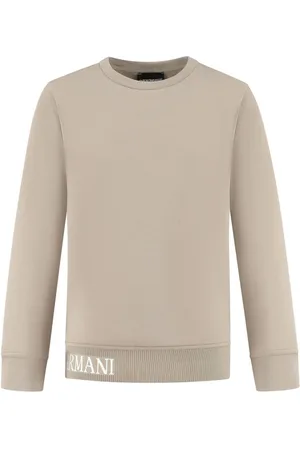 Emporio Armani Sudadera con logo en intarsia