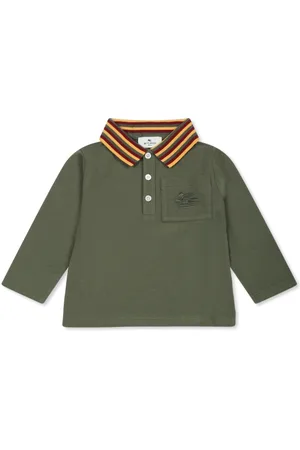 Etro Playera tipo polo con logo bordado