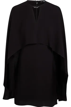 Karl Lagerfeld Vestido corto estilo capa