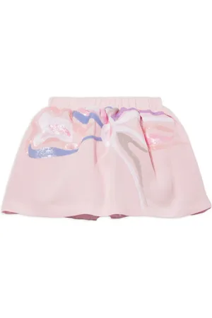 PUCCI Junior Falda corta con detalle Marmo