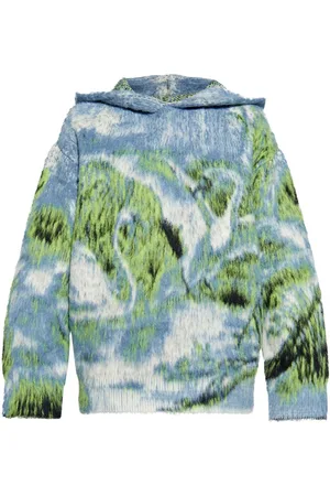 The Attico Suéter con motivo en jacquard