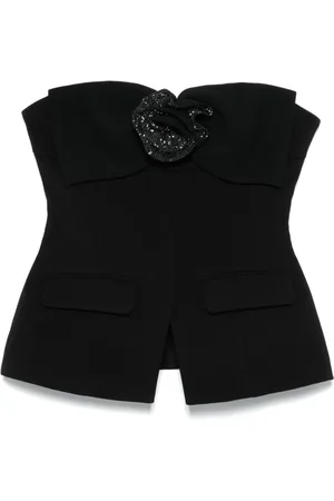 Self-Portrait Top estilo corset