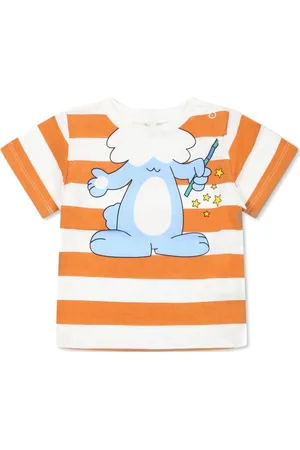 Stella McCartney Playera con motivo de rayas