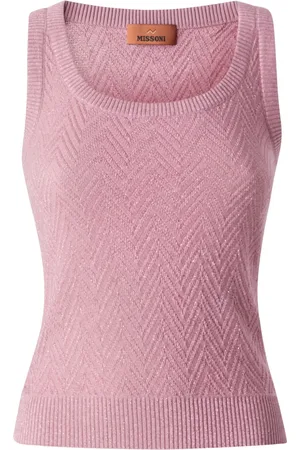 Missoni Camiseta entretejida en zigzag
