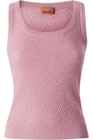 Missoni Camiseta entretejida en zigzag