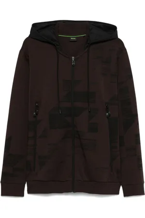HUGO BOSS Hoodie con estampado gráfico