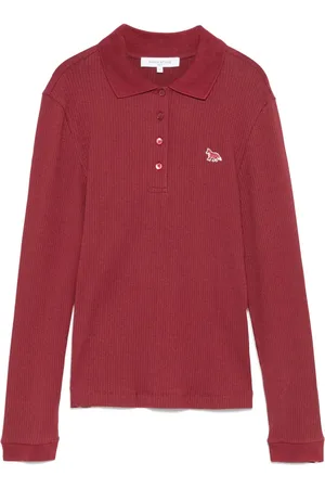 Maison Kitsuné Playera tipo polo manga larga