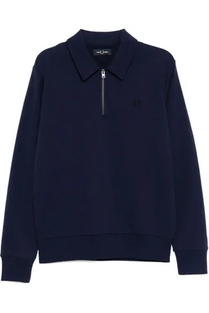 Fred Perry Sudadera con cierre en el cuello