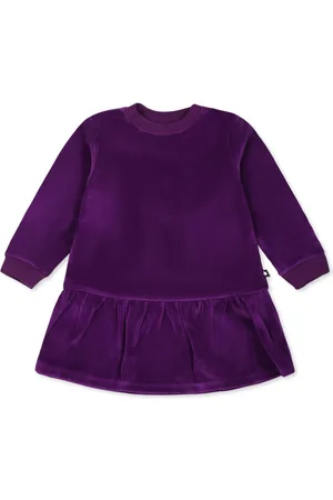 Molo Vestido de terciopelo con volantes
