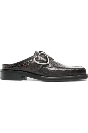 MARTINE ROSE Mules con puntera cuadrada