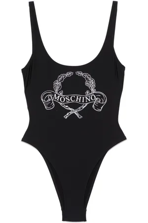 Moschino Traje de baño con logo estampado