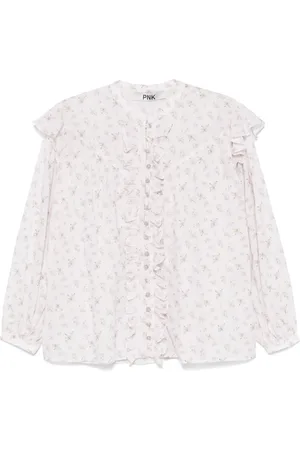 PNK Blusa con estampado floral