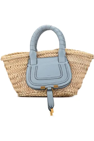 Chloé Bolsa de mano Mini Raffia Marcie Basket Bag 2002-2024