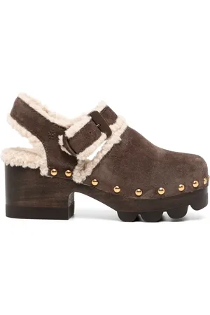 Tory Burch Zuecos texturizados