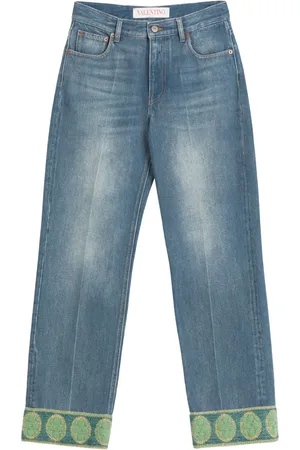 VALENTINO GARAVANI Jeans con ribete en jacquard