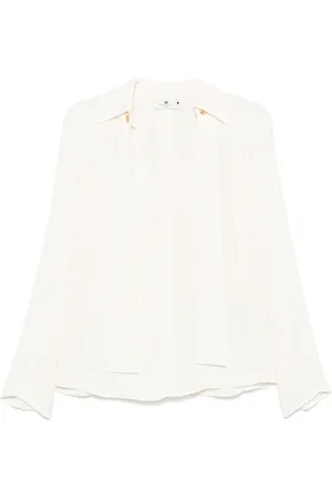 Elisabetta Franchi Blusa con placa del logo