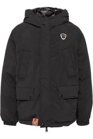 A Bathing Ape Chamarra capitonada con logo