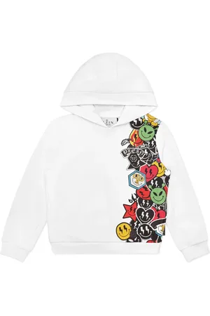 Philipp Plein Hoodie con estampado Smiley