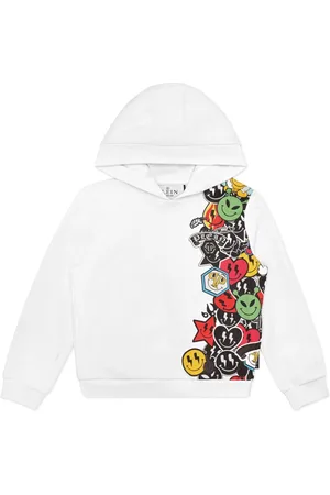 Philipp Plein Hoodie con estampado Smiley