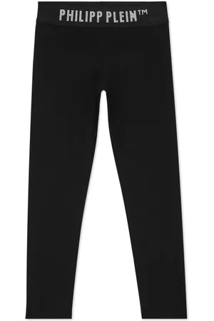 Philipp Plein Leggins con logo y apliques