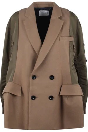 SACAI Chamarra bomber con paneles