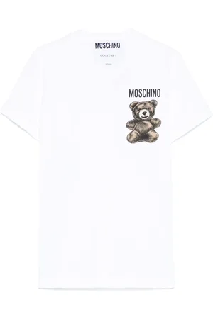 Moschino Playera con estampado Leo Teddy