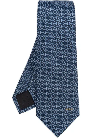 Gucci Corbata de seda Horsebit