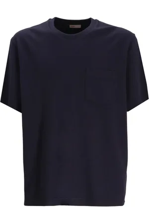 HERNO Playera con bolsillo de parche