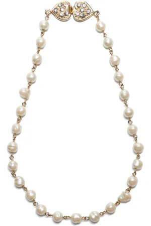 Saint Laurent Collar con perlas artificiales 1990