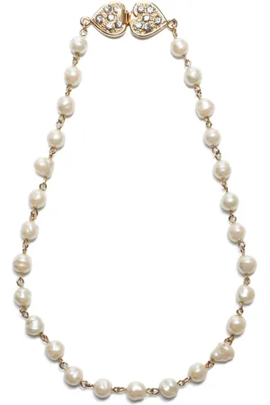 Saint Laurent Collar con perlas artificiales 1990