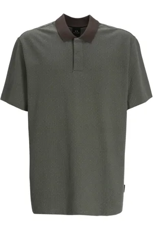 Armani Exchange Playera tipo polo con etiqueta del logo
