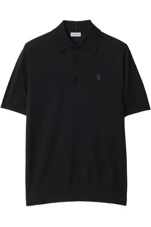 Burberry Playera tipo polo con manga larga