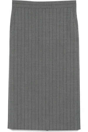 Moschino Falda midi con motivo de rayas