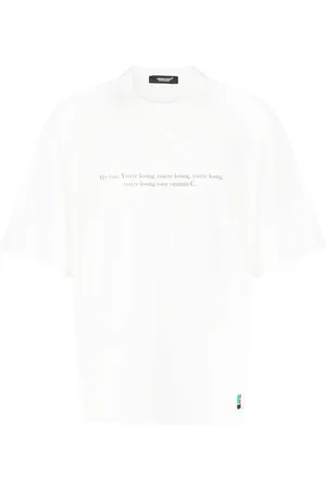 UNDERCOVER Playera con eslogan estampado