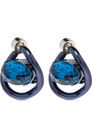 Marni Aretes con detalles de cristal