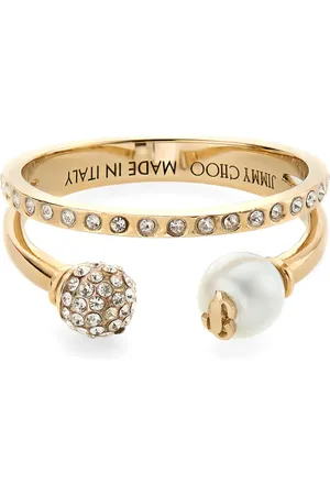 Jimmy Choo Anillo con logo grabado