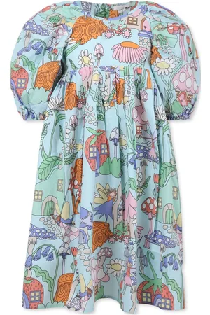 Stella McCartney Vestido con cabina estampada