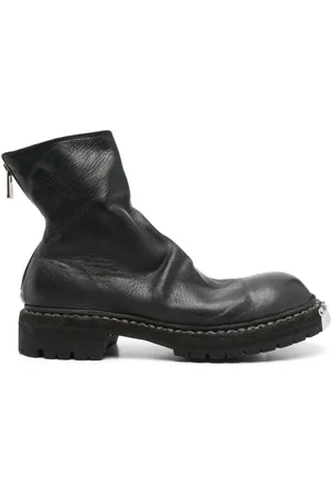 GUIDI Botas con agujetas