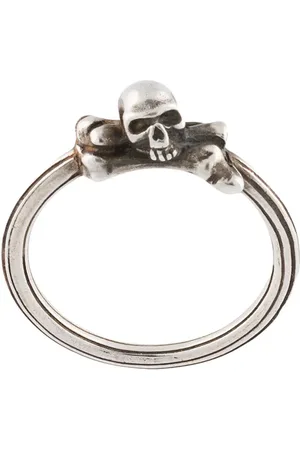 WERKSTATT:MÜNCHEN Anillo con detalle de calavera