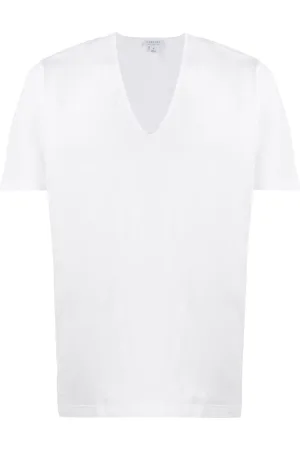 Sunspel Playera con cuello en V