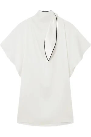 Stella McCartney Vestido corto con cuello alto
