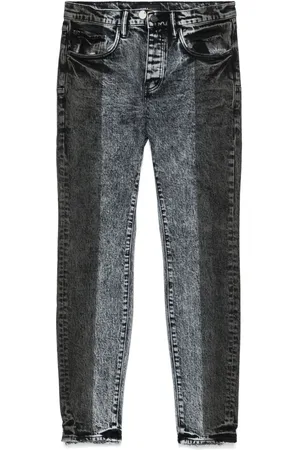 Purple Brand Jeans con diseño color block