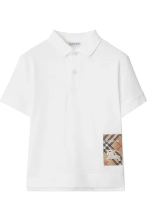 Burberry Playera tipo polo Check Label