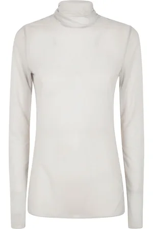 YOHJI YAMAMOTO Top con cuello de tortuga